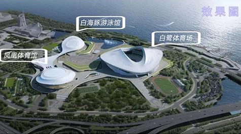 ”白鹭展翅!厦门新体育中心白鹭主体育场钢结构提前顺“