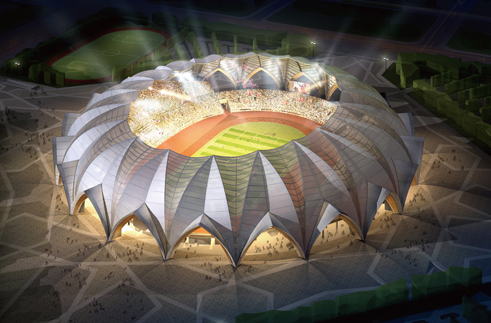 ”贺兰山体育场“