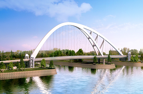 ”杭州市沿江公路运河二通桥“