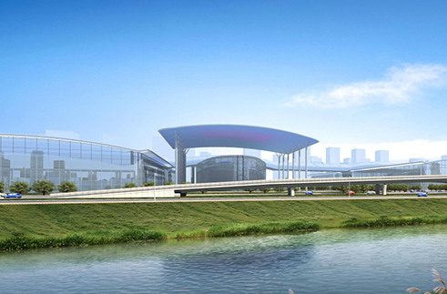 ”深圳空港新城海滨大道跨凤塘大道大桥“