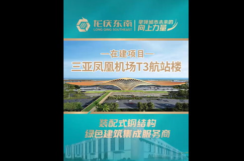 ”龙庆东南在建项目，三亚凤凰国际机场T3航站楼，城市标“